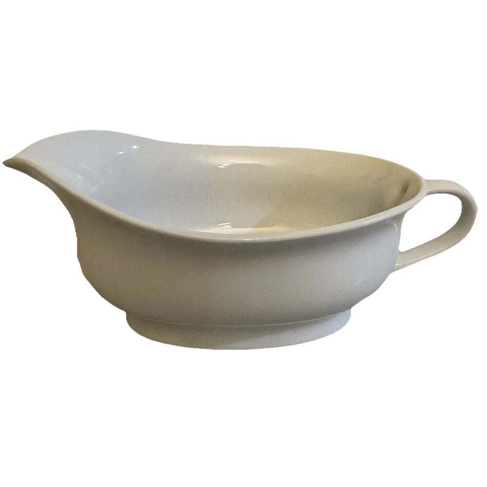 Pottery Barn Classic Gravy Boat‎ Solid White 8.5”L X 3.5”H